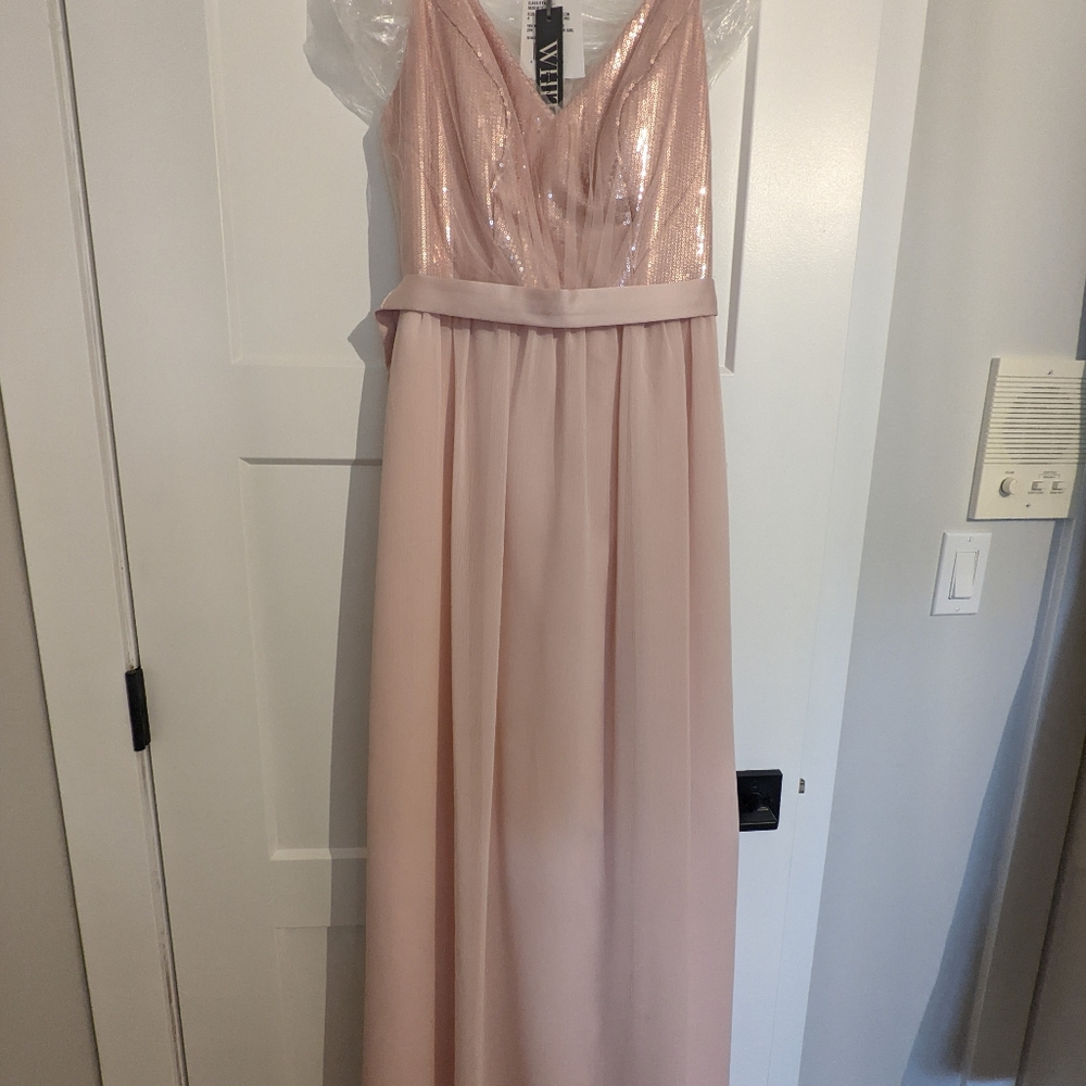 Vera Wang White Bridesmaid Dress